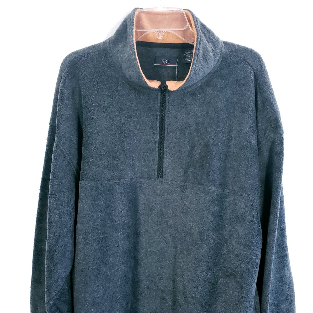 Vintage SRT Sportswear Jacket Men's XL Gray 1/4 Zip Pullover